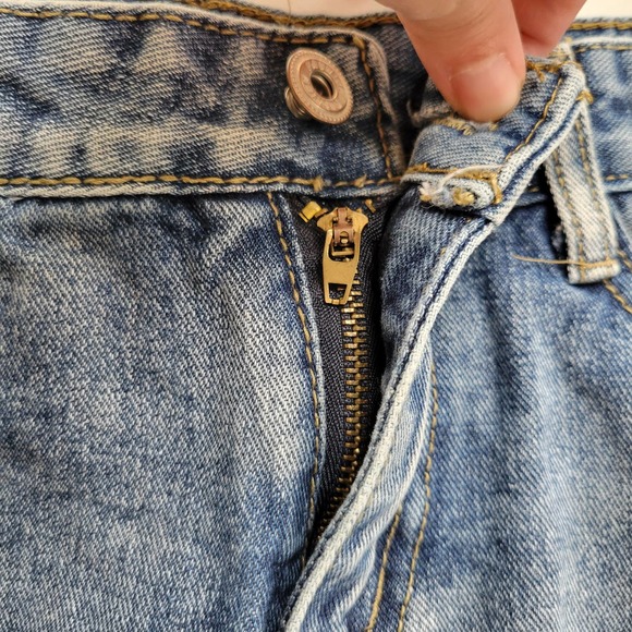 Unbranded Denim Cuffed Shorts - Picture 4 of 5